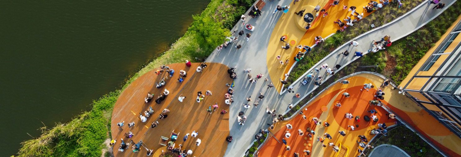 Banner - Endereços inovadores: transformando espaços urbanos em ambientes de convivência multiúsos